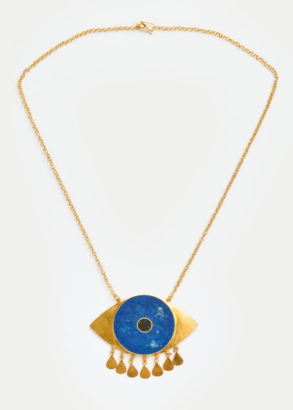 18kt Gold Vermeil PSTM Afghanistan Cheshm Necklace