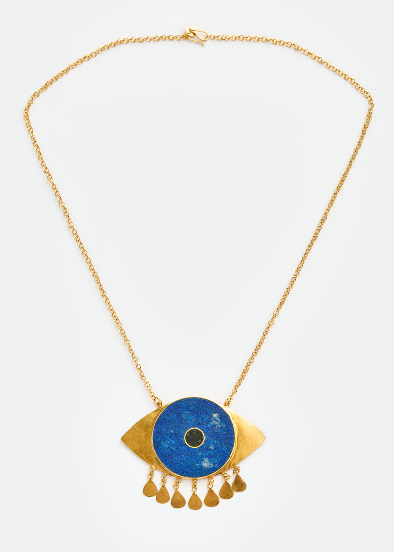 18kt Gold Vermeil PSTM Afghanistan Cheshm Necklace