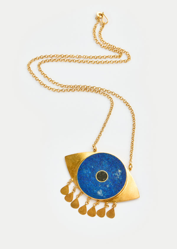 18kt Gold Vermeil PSTM Afghanistan Cheshm Necklace