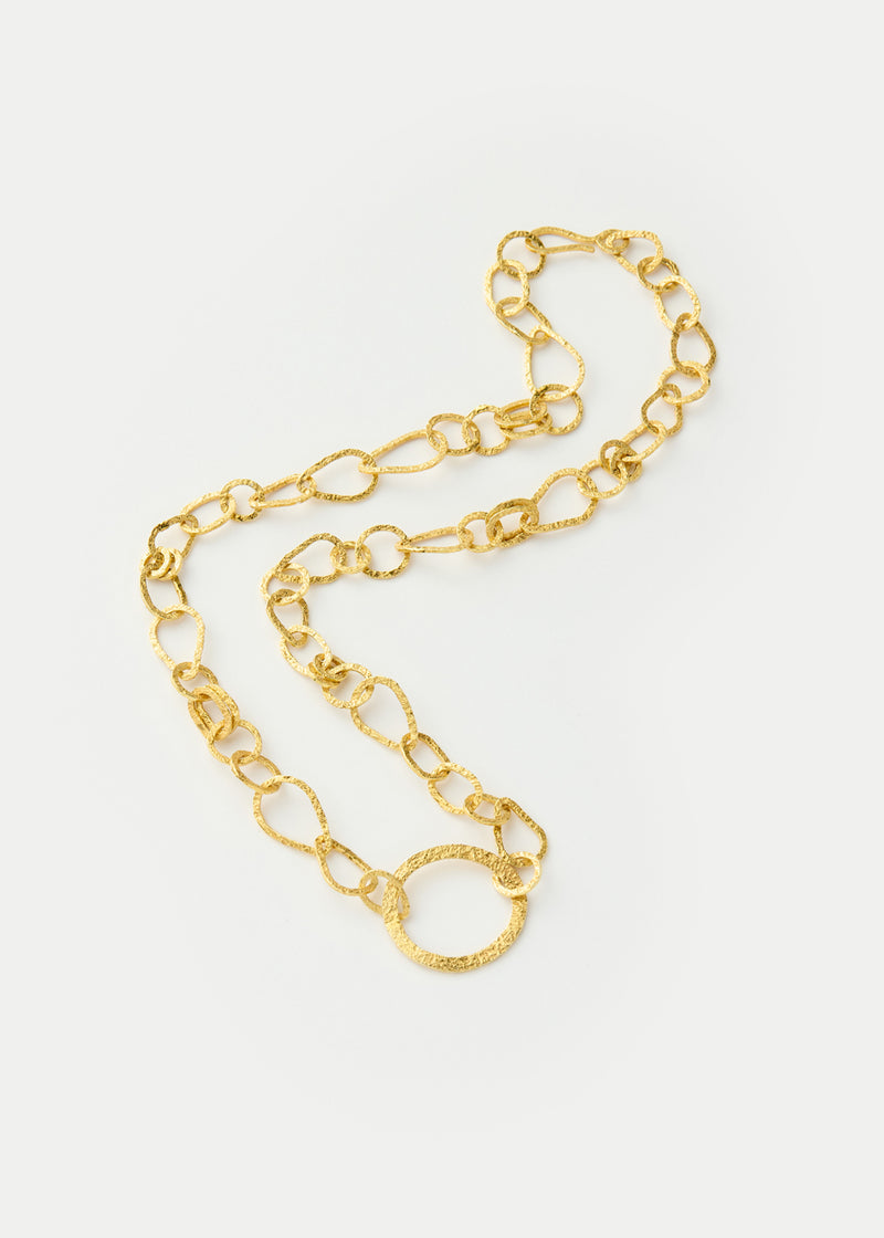 18kt Gold Vermeil PSTM Afghanistan Yasmin Chain Necklace