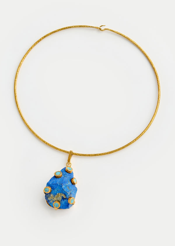 18kt Gold Vermeil PSTM Afghanistan Raihana Choker 