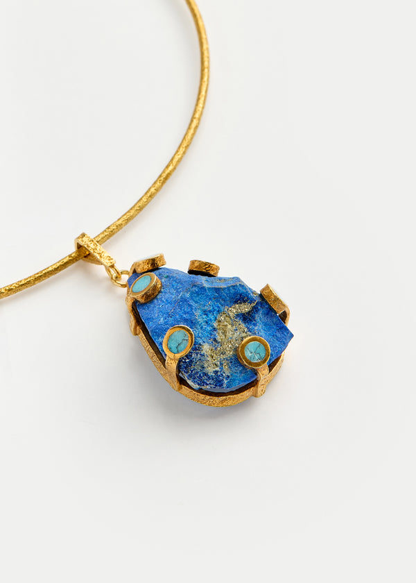 18kt Gold Vermeil PSTM Afghanistan Raihana Choker 