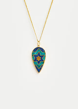 18kt Gold Vermeil PSTM Afghanistan Zarnegar Amulet on Cord