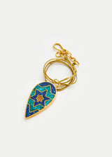 18kt Gold Vermeil PSTM Afghanistan Zarnegar Amulet on Cord