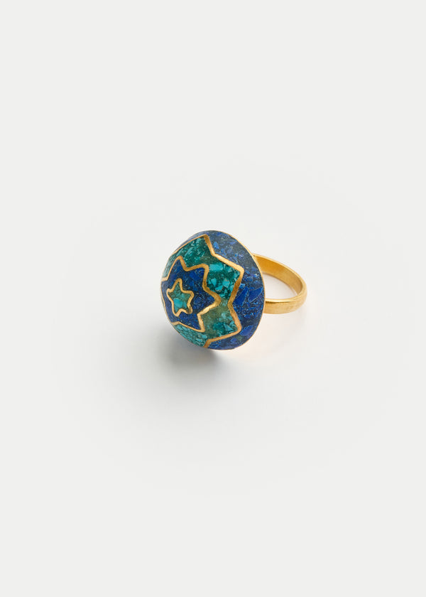 18kt Gold Vermeil PSTM Afghanistan Farkhar Ring