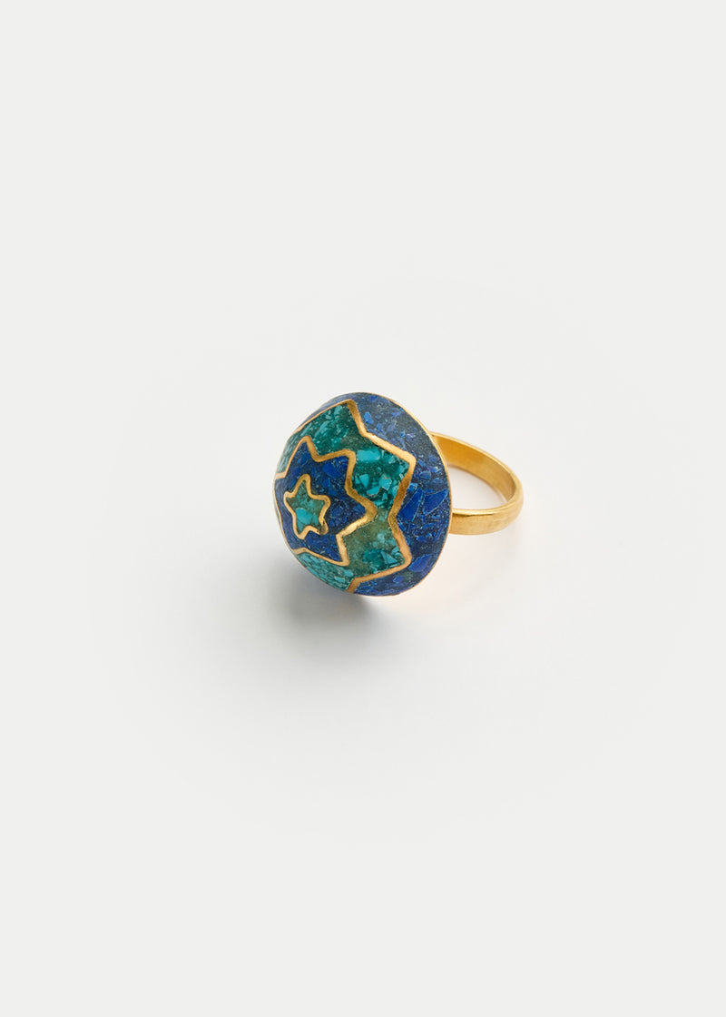 18kt Gold Vermeil PSTM Afghanistan Farkhar Ring