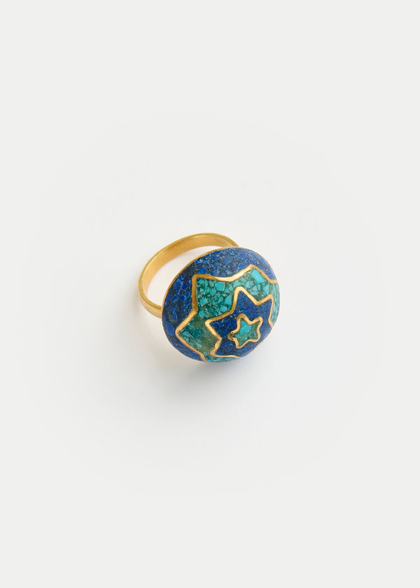 18kt Gold Vermeil PSTM Afghanistan Farkhar Ring