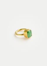 18kt Gold Vermeil PSTM Afghanistan Emerald Paghman Ring