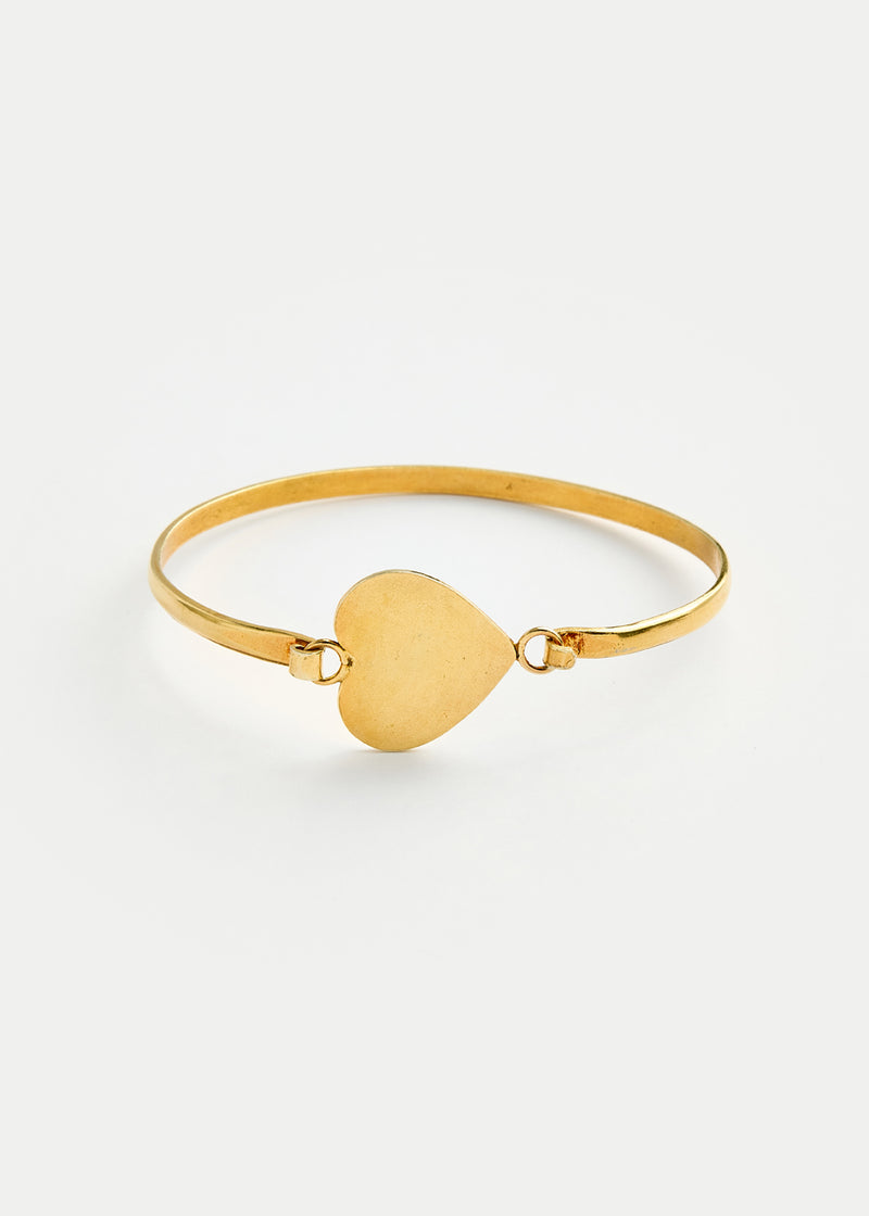 18kt Gold Vermeil PSTM Afghanistan Zindagi Heart Cuff