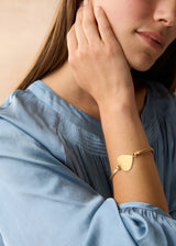 18kt Gold Vermeil PSTM Afghanistan Zindagi Heart Cuff