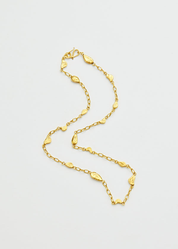 18kt Gold Vermeil Fatima Short Chain Necklace