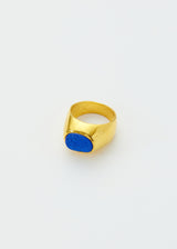 18kt Gold Vermeil PSTM Afghanistan Lapis Nasima Ring