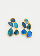 18kt Gold Alectrona Opal Puzzle set Earrings