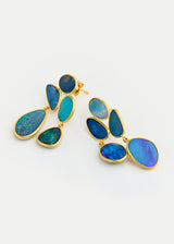 18kt Gold Alectrona Opal Puzzle set Earrings