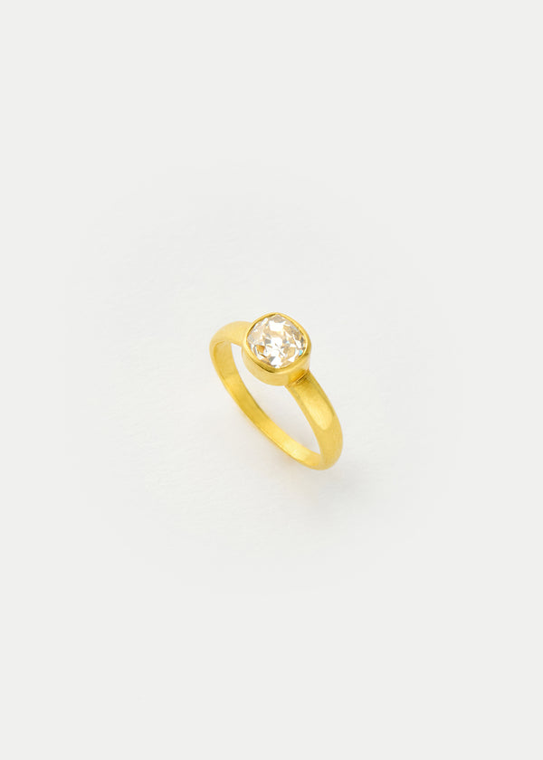 22kt Gold Diamond Greek Ring