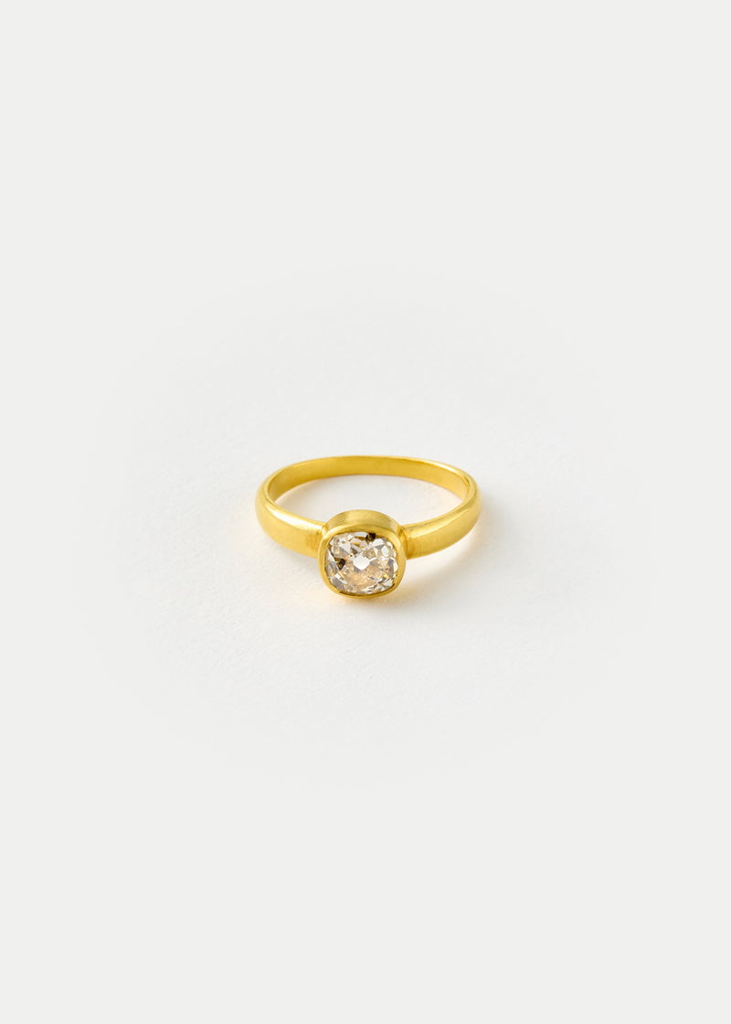 22kt Gold Diamond Greek Ring