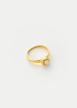 22kt Gold Diamond Greek Ring