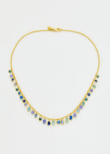 18kt Gold Indigo Fringe Necklace