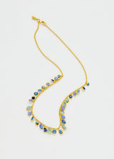 18kt Gold Indigo Fringe Necklace