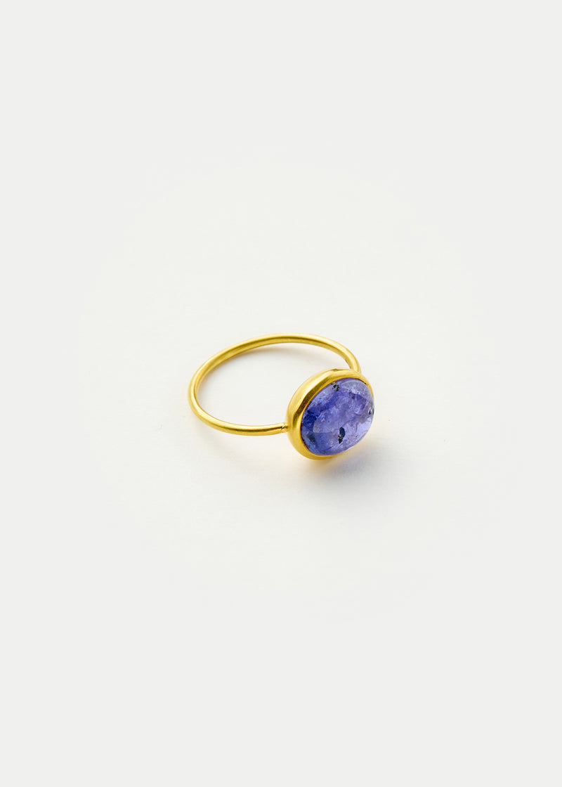 18kt Gold Tanzanite Cup Ring