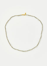18kt Gold Labradorite Beaded Necklace
