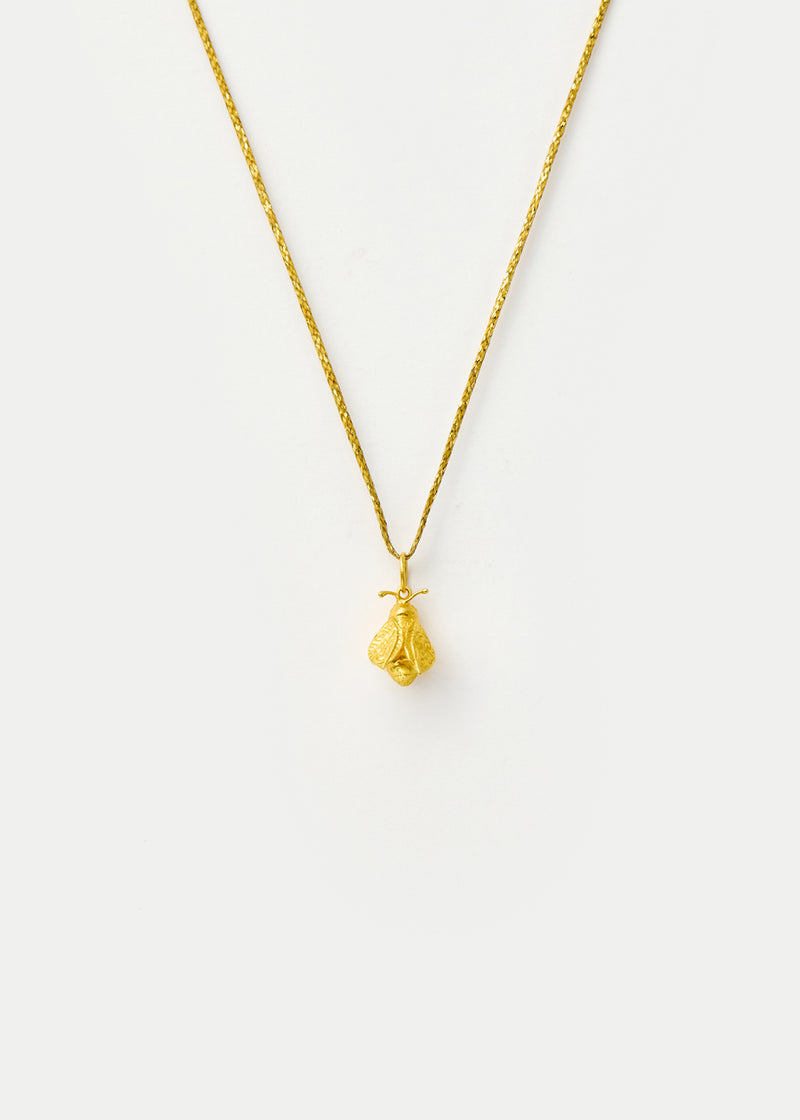 18kt Gold PSTM Myanmar Bee Pendant on Cord