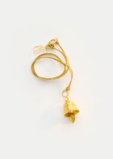 18kt Gold PSTM Myanmar Temple Script Bell Pendant on Cord