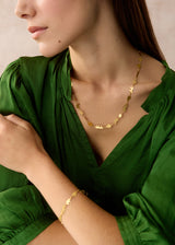 18kt Gold PSTM Myanmar Tender Greens Animal Necklace