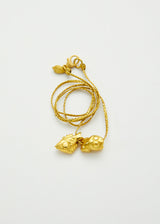 18kt Gold We Are Everything Fish & Frog Cluster on Cord