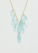 18kt Gold Koh-i-Noor Aquamarine Necklace