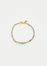 18kt Gold Diamond Beaded Bracelet