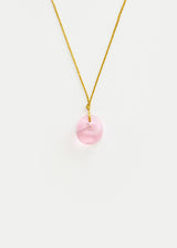Azaz Pink Glass Bead on Cord