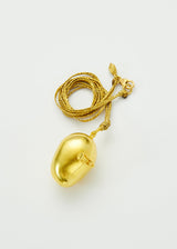 18kt Gold Aphrodites Pearls Mango Pendant on Cord