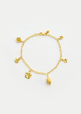 18kt Gold Flora Flower & Seed Bracelet