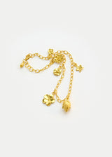18kt Gold Flora Flower & Seed Bracelet