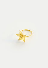 18kt Gold Flora Five Petal Ring