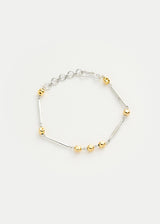 18kt Gold Vermeil & Sterling Silver PSTM Afghanistan Roya Single Line Bracelet