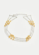 18kt Gold Vermeil and Sterling Silver PSTM Afghanistan Roya Choker