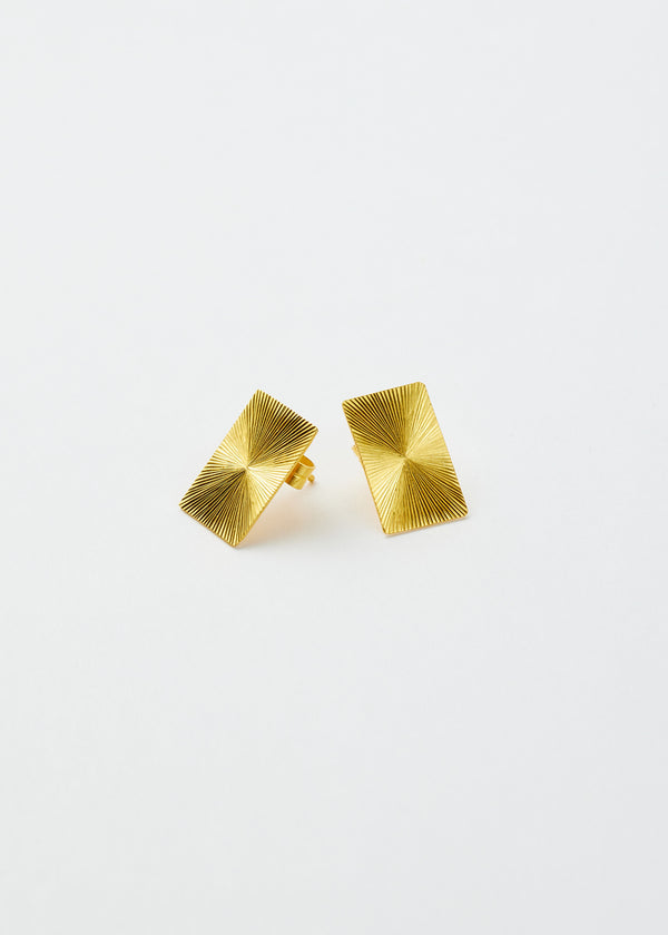 22kt Gold Starburst Earrings