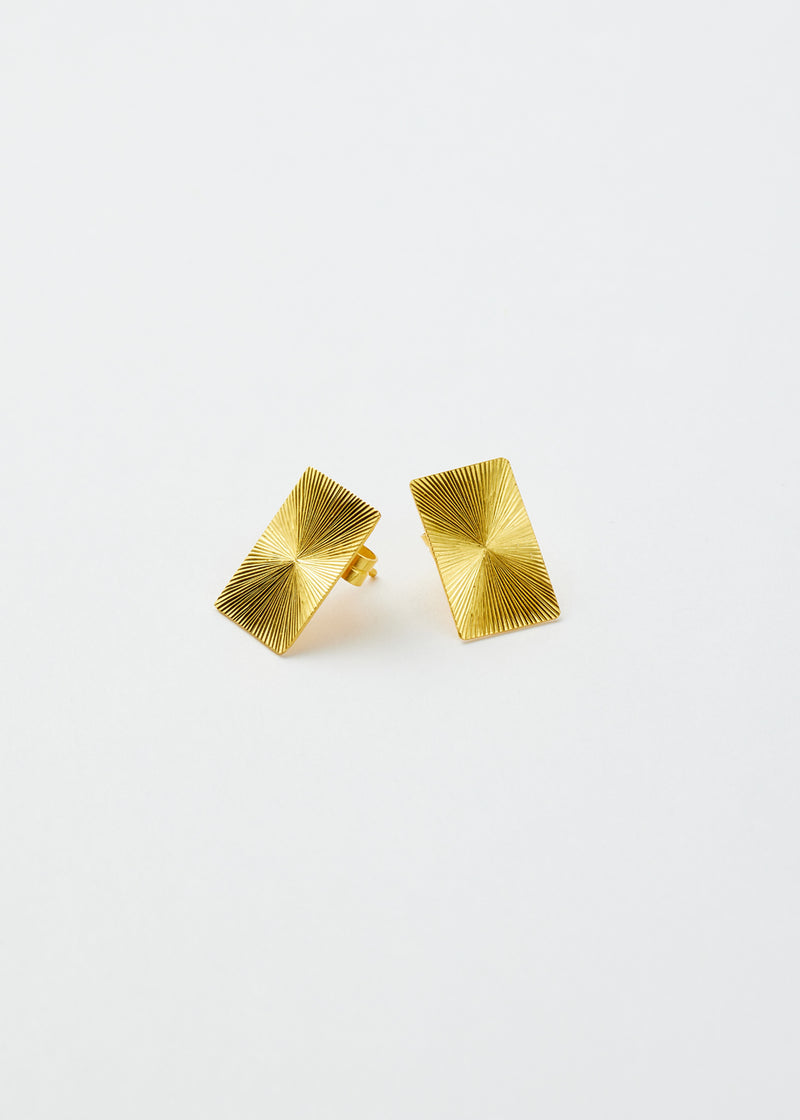 22kt Gold Starburst Earrings