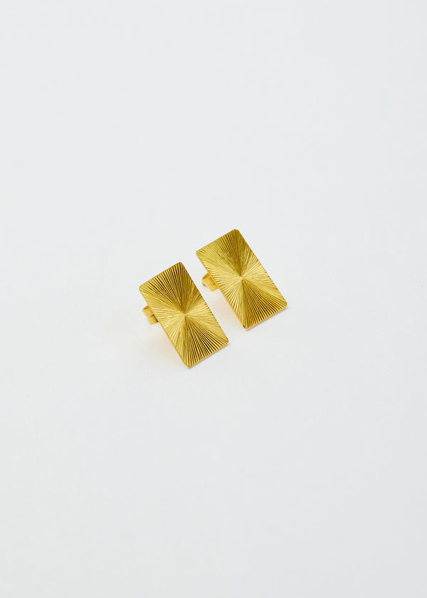 22kt Gold Starburst Earrings