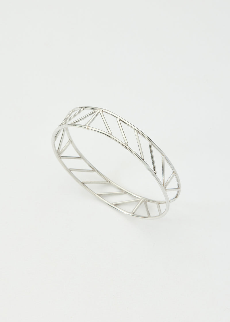 Sterling Silver Next Generation Saeeda Bangle