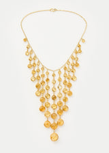 18kt Gold Vermeil PSTM Afghanistan Sussana Citrine Necklace