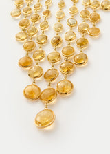 18kt Gold Vermeil PSTM Afghanistan Sussana Citrine Necklace