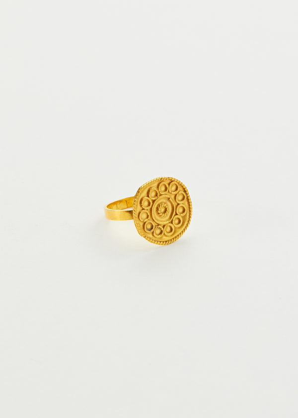 18kt Gold Vermeil PSTM Afghanistan Tarzi Ring