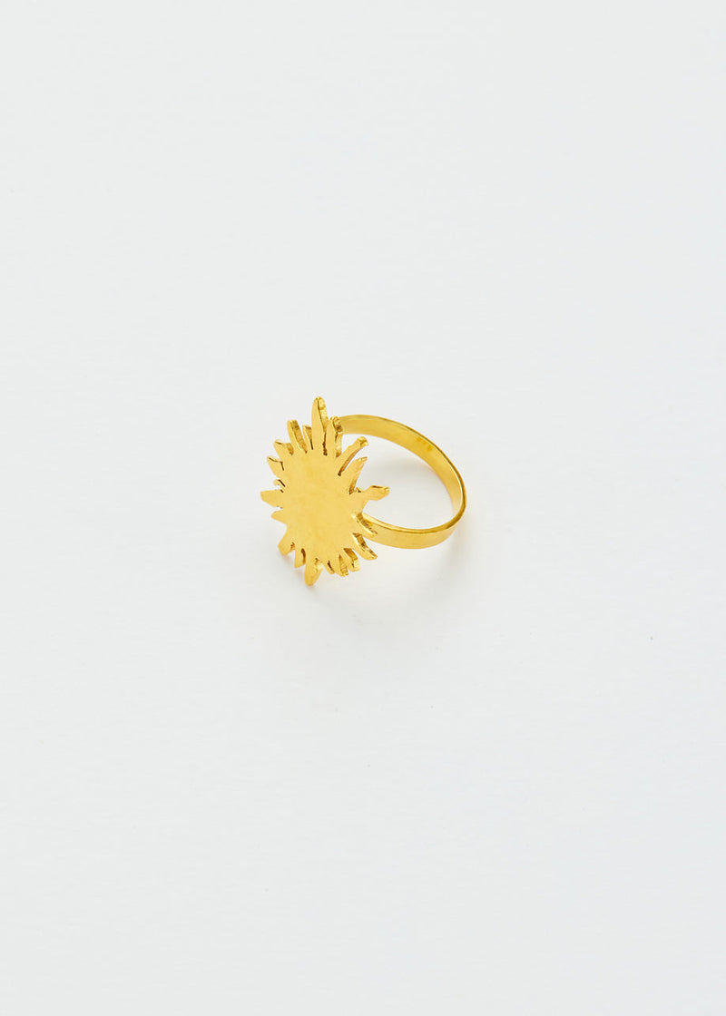 18kt Gold Vermeil Next Generation Nargis Sun Ring