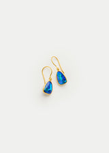 18kt Gold Opal Small Single Drop Earrings