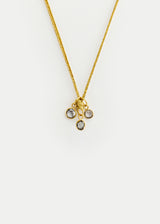 18kt Gold PSTM Myanamr Spinel Cluster on Cord