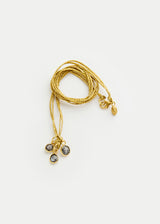18kt Gold PSTM Myanamr Spinel Cluster on Cord