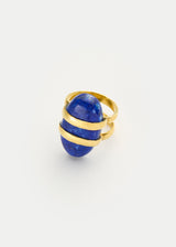 18kt Gold Vermeil PSTM Afghanistan Awa Lapis Ring